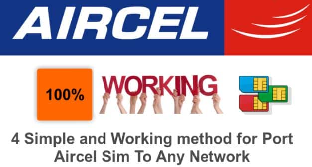 [Aircel Port Now]