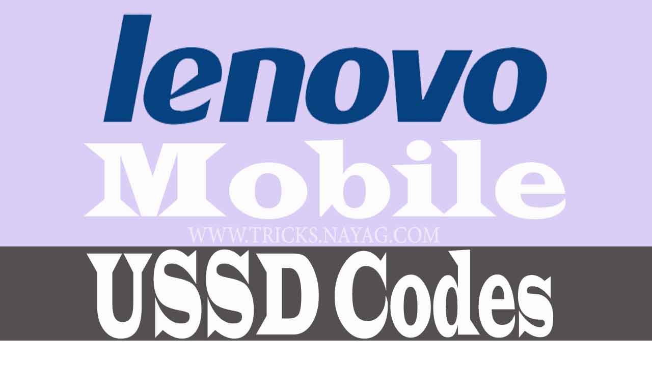lenovo mobile Ussd codes