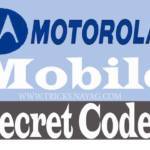 motorola mobile secret codes