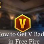 Free Fire V Badge Code