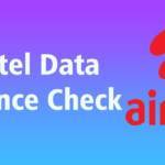 Check Airtel Data Balance