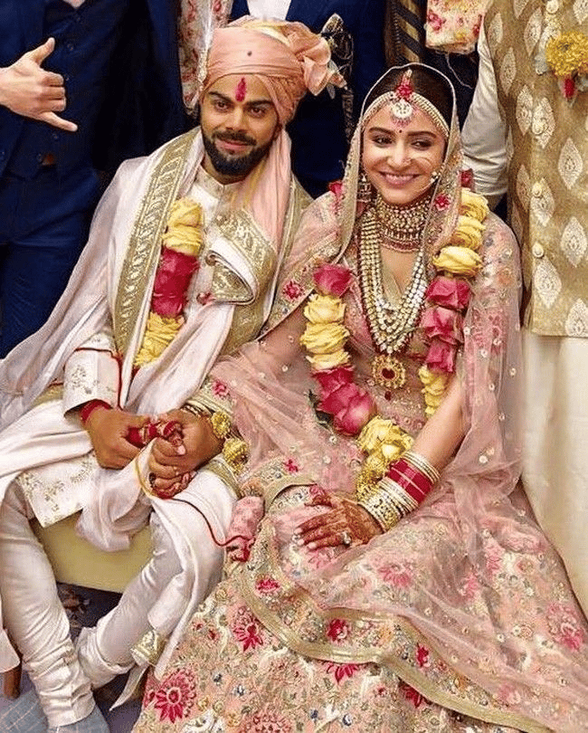 Kohli And Anushka  Wedding Photo