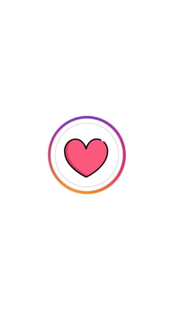 Heart Instagram highlight cover