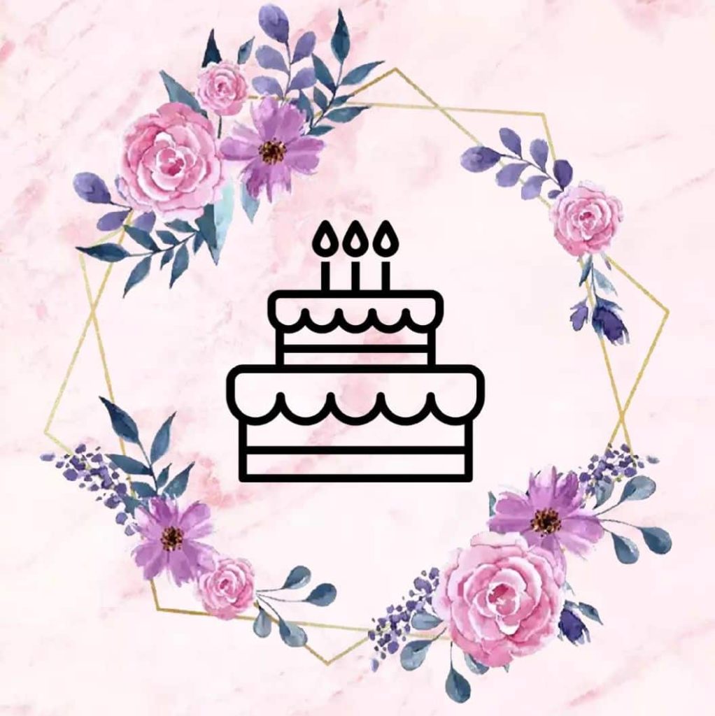 Birthday Instagram highlight cover