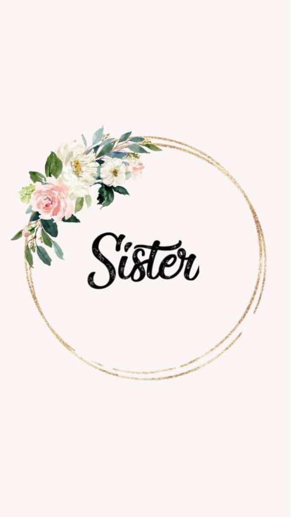 Sister Instagram highlight cover