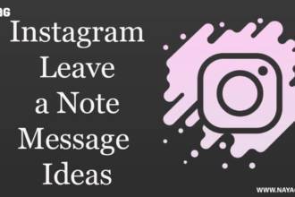 Instagram Leave a Note Message ideas