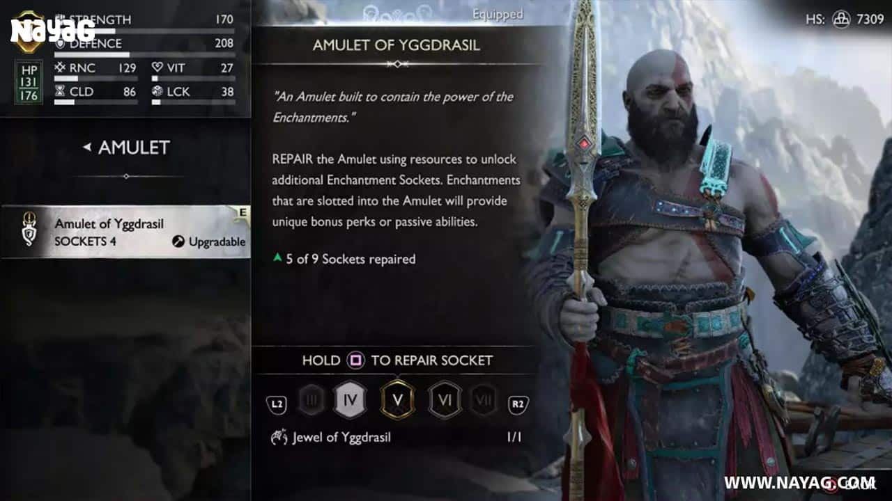God of War Ragnarok Best Amulet