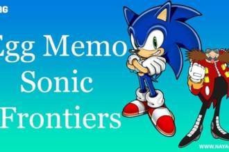 Egg Memo Sonic Frontiers