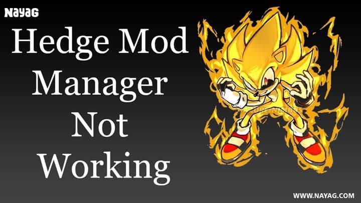 Hedge Mod Manager Not Working