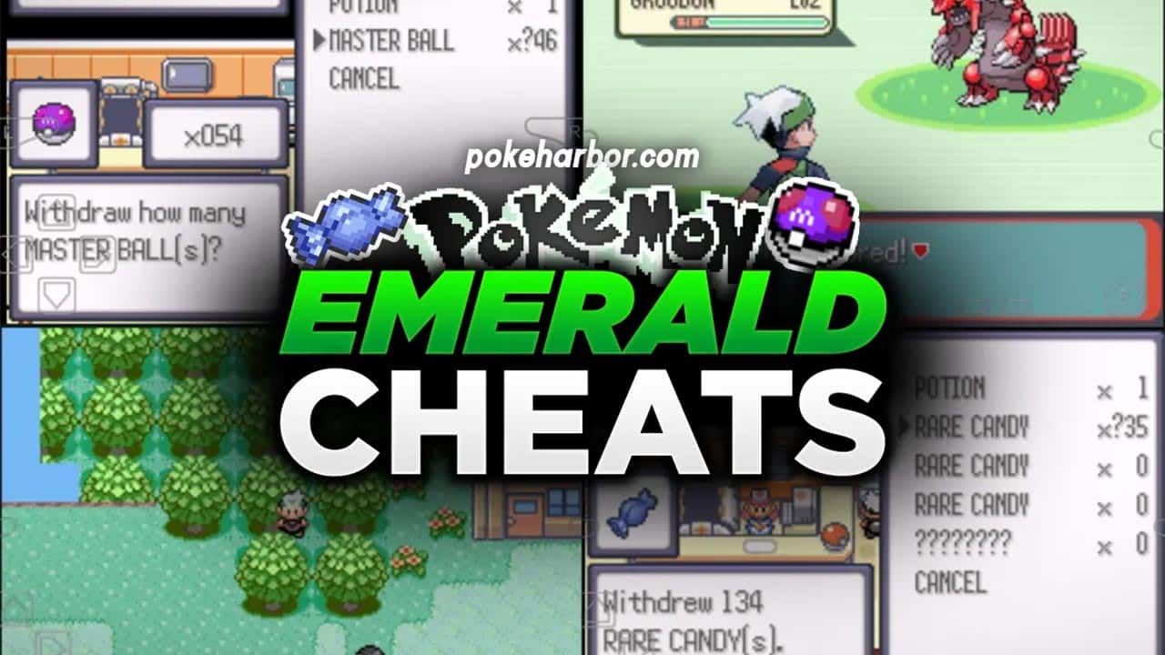 Pokemon Emerald Cheats Codes