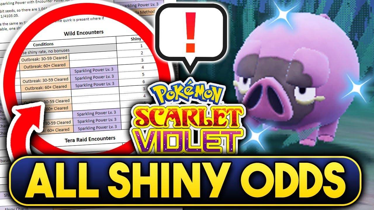 Pokemon Scarlet and Violet Shiny Odds