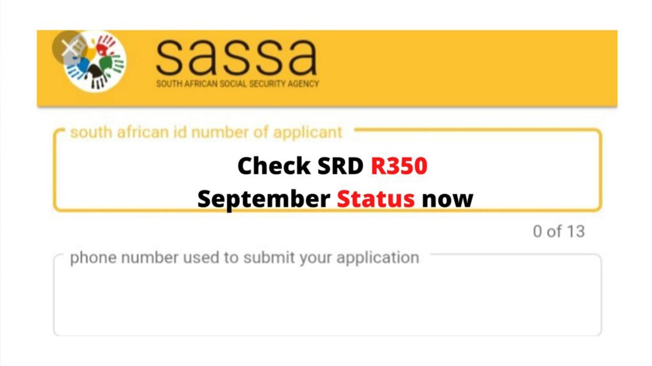 Sassa R350 Check Status