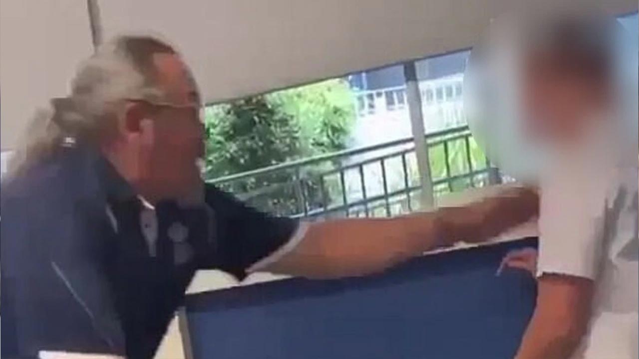 Teacher Punches Student